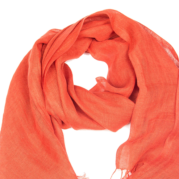 ETRO LIGHT SALMON SCARFWOMENS SIZE 197X73